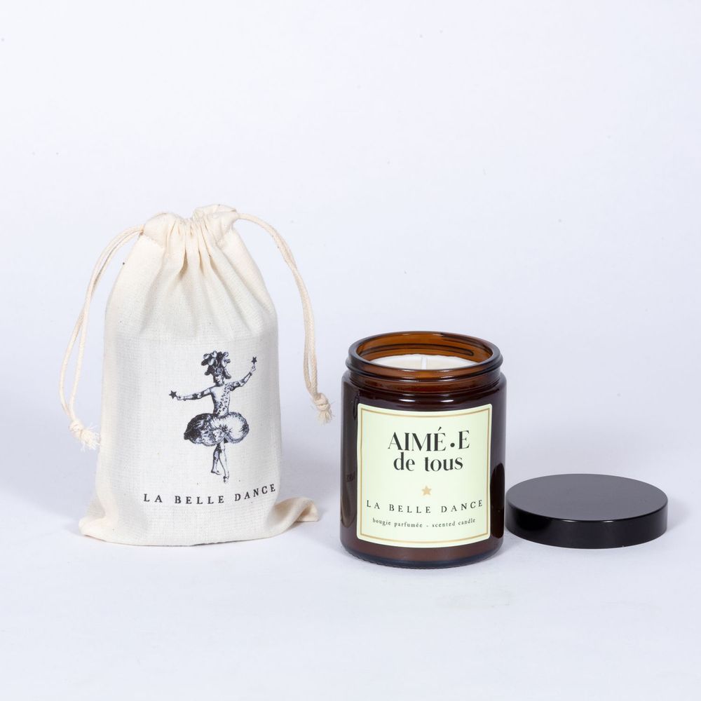 Bougies - LA BELLE DANCE - BOUGIE PARFUMÉE CIRE 100 % VÉGÉTALE - FEUILLES DE FIGUIER - LA BELLE DANCE