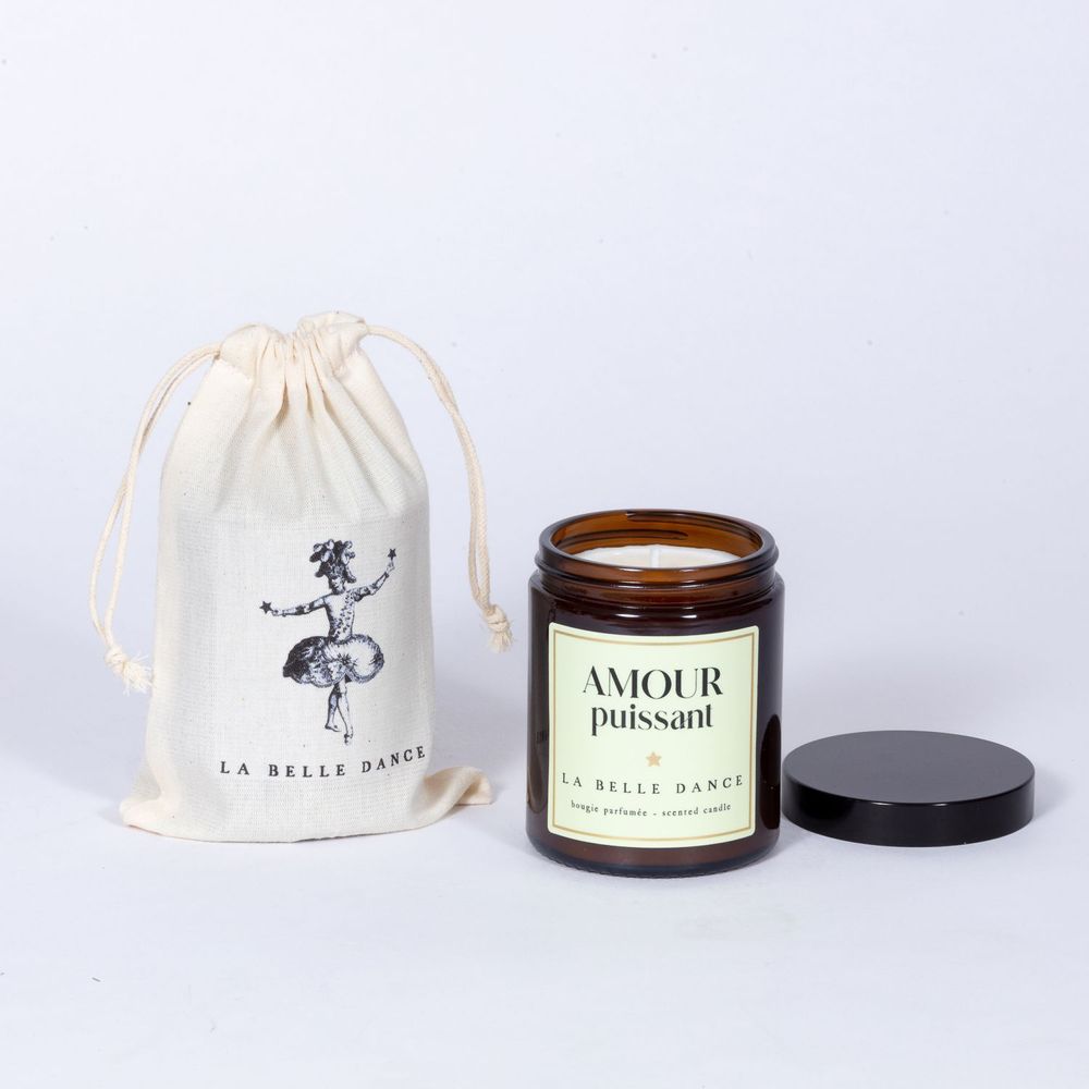 Bougies - LA BELLE DANCE - BOUGIE PARFUMÉE CIRE 100 % VÉGÉTALE - FEUILLES DE FIGUIER - LA BELLE DANCE