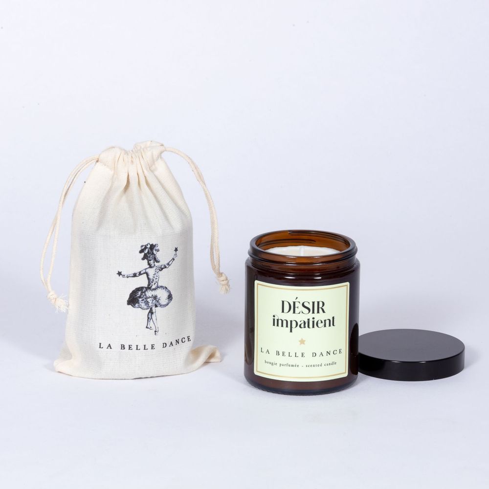 Bougies - LA BELLE DANCE - BOUGIE PARFUMÉE CIRE 100 % VÉGÉTALE - FEUILLES DE FIGUIER - LA BELLE DANCE