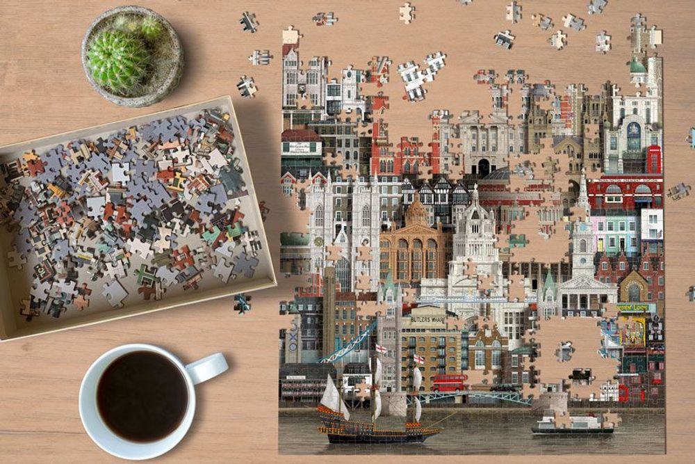 Gifts - London jigsaw puzzle - MARTIN SCHWARTZ