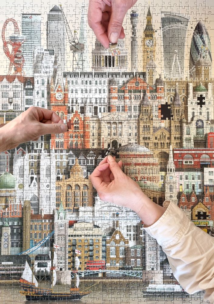 Gifts - London jigsaw puzzle - MARTIN SCHWARTZ
