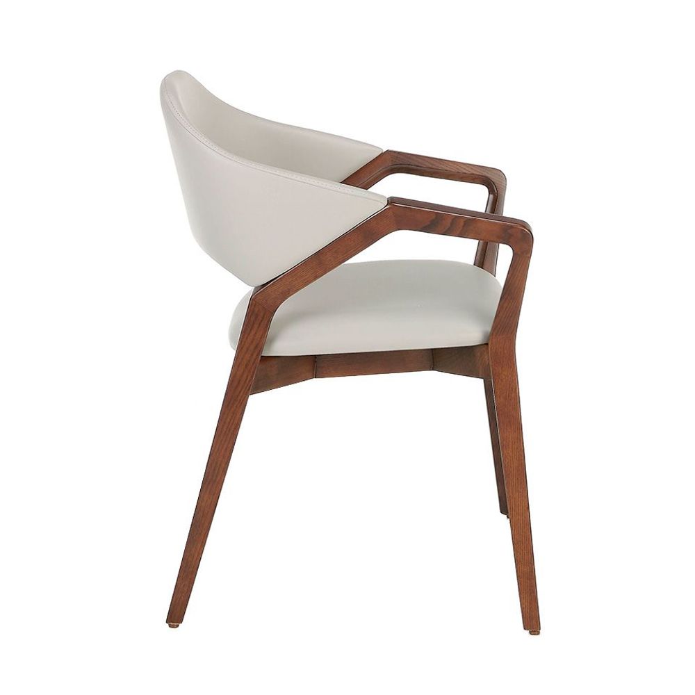Chairs - Walnut structure Dining table chair - ANGEL CERDÁ