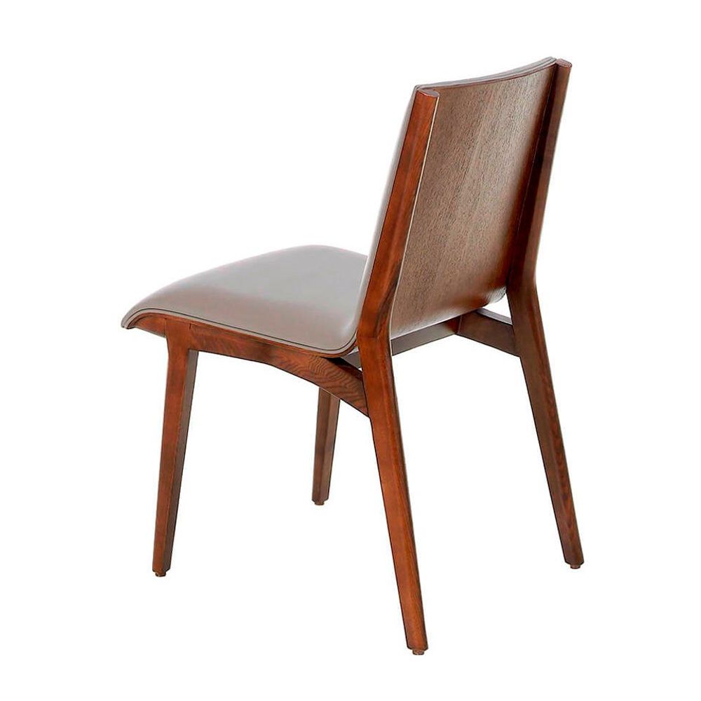 Chairs - Upholstered leatherette Dining table chair - ANGEL CERDÁ