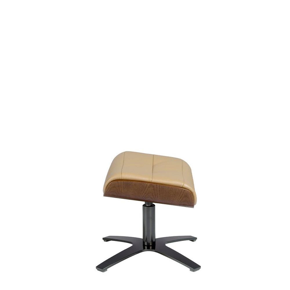 Ottomans - Ottoman upholstered in leather sand - ANGEL CERDÁ