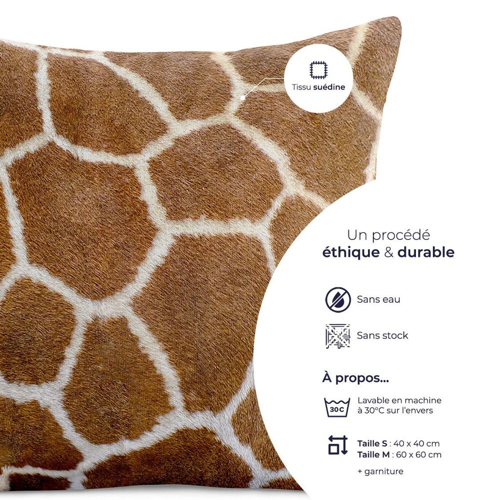 Coussins textile - Coussin Pô de Girafe - ARTPILO