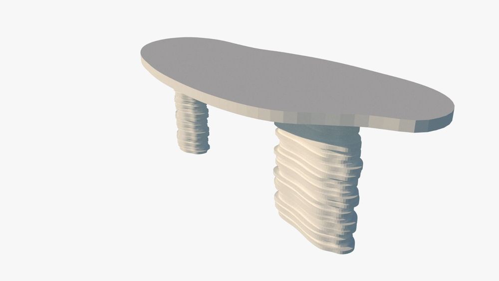Dining Tables - Isabel Travertines Dining Table - BELIZE MAR