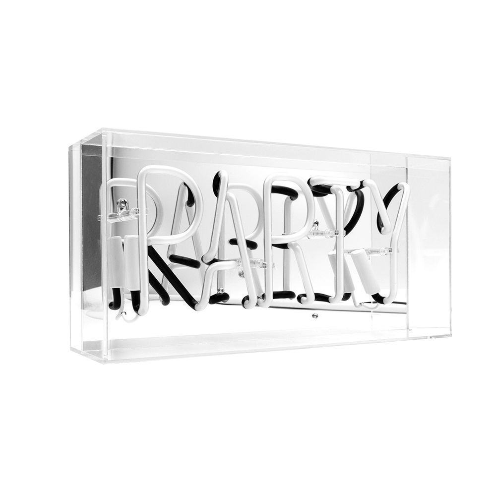 Decorative objects - 'Party' Acrylic Box Neon Light - Pink - LOCOMOCEAN
