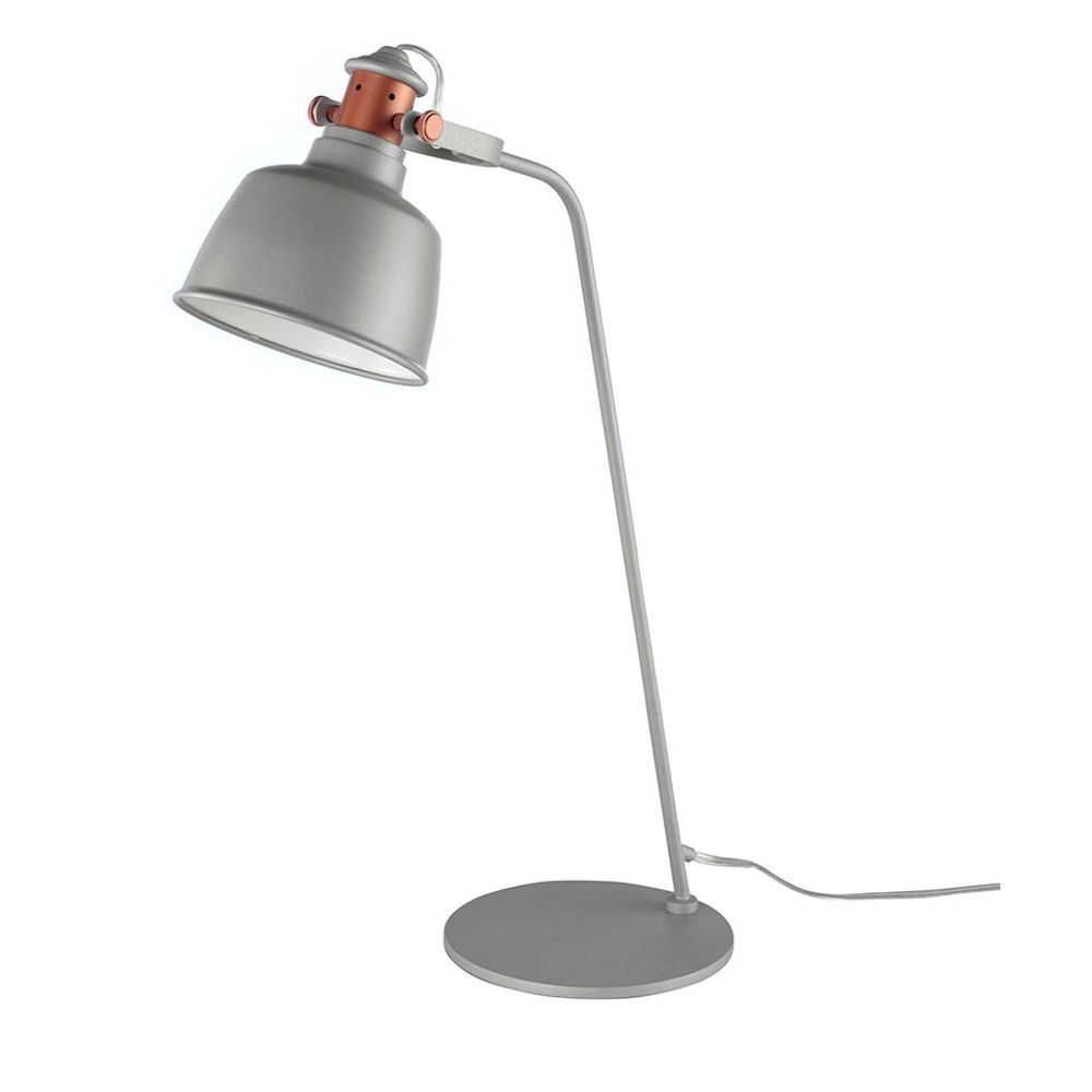 Table lamps - Table lamp in grey steel and bronze details - ANGEL CERDÁ