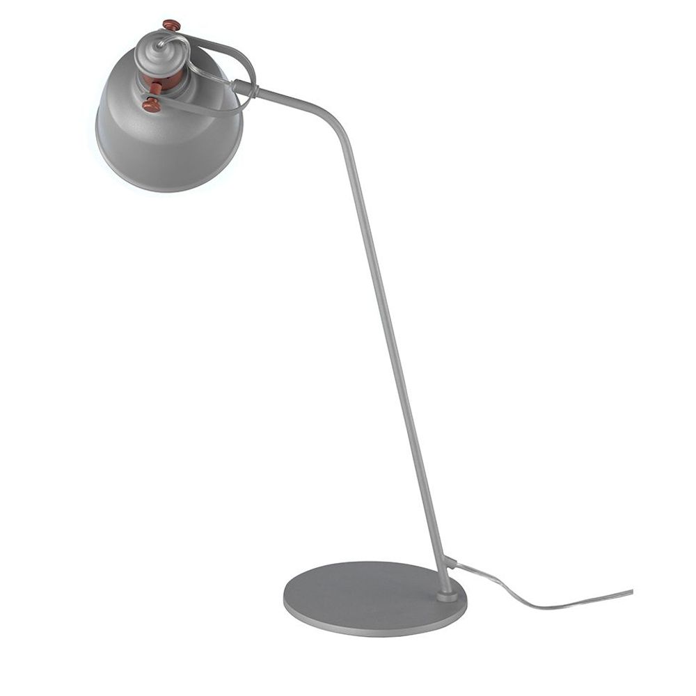 Table lamps - Table lamp in grey steel and bronze details - ANGEL CERDÁ