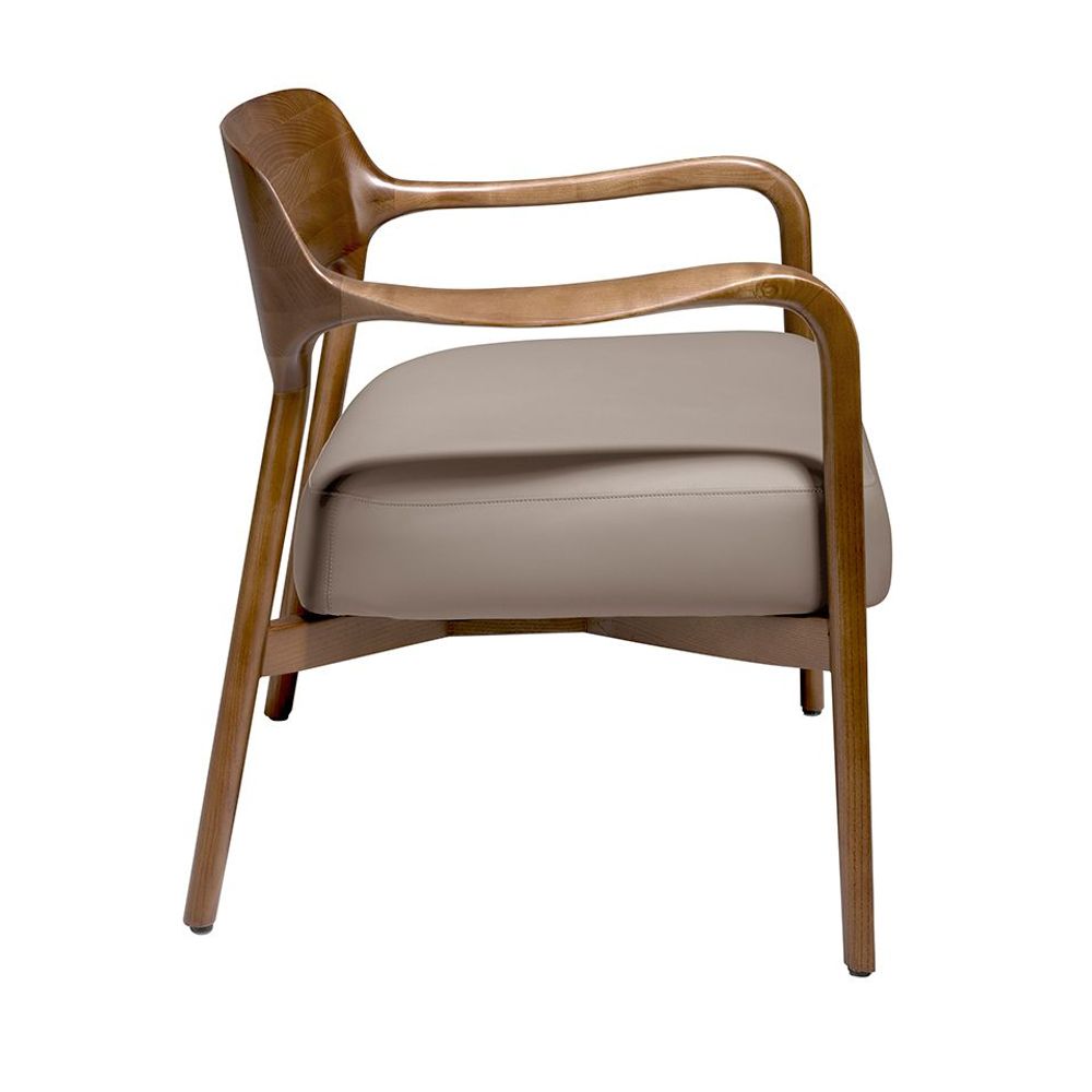Fauteuils - Fauteuil tapissé en simili cuir de vison - ANGEL CERDÁ
