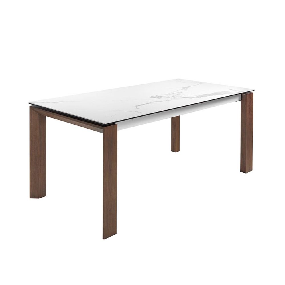 Tables Salle à Manger - Table de salle à manger extensible en marbre blanc - ANGEL CERDÁ