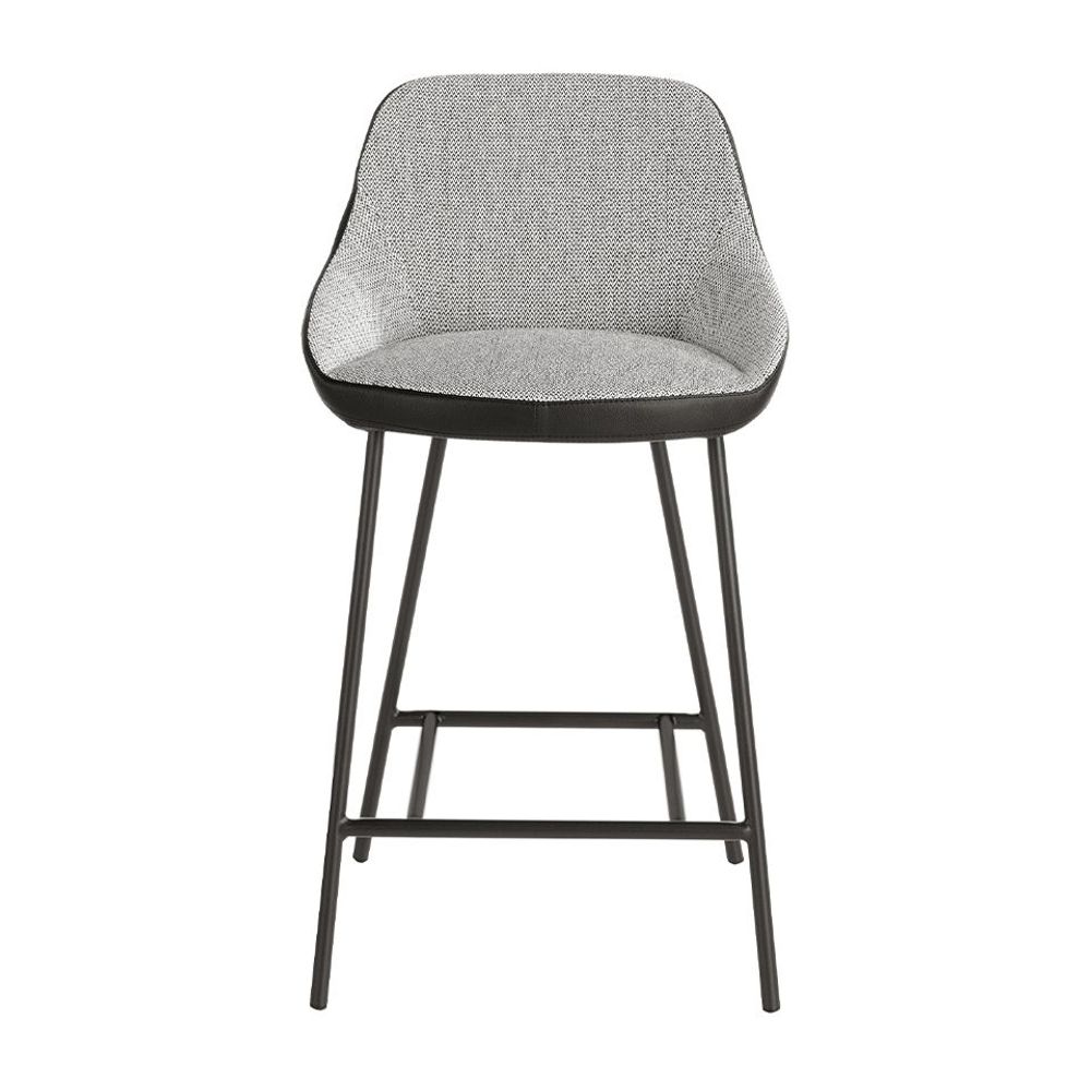 Stools - Stool upholstered in fabric and eco-leather - ANGEL CERDÁ