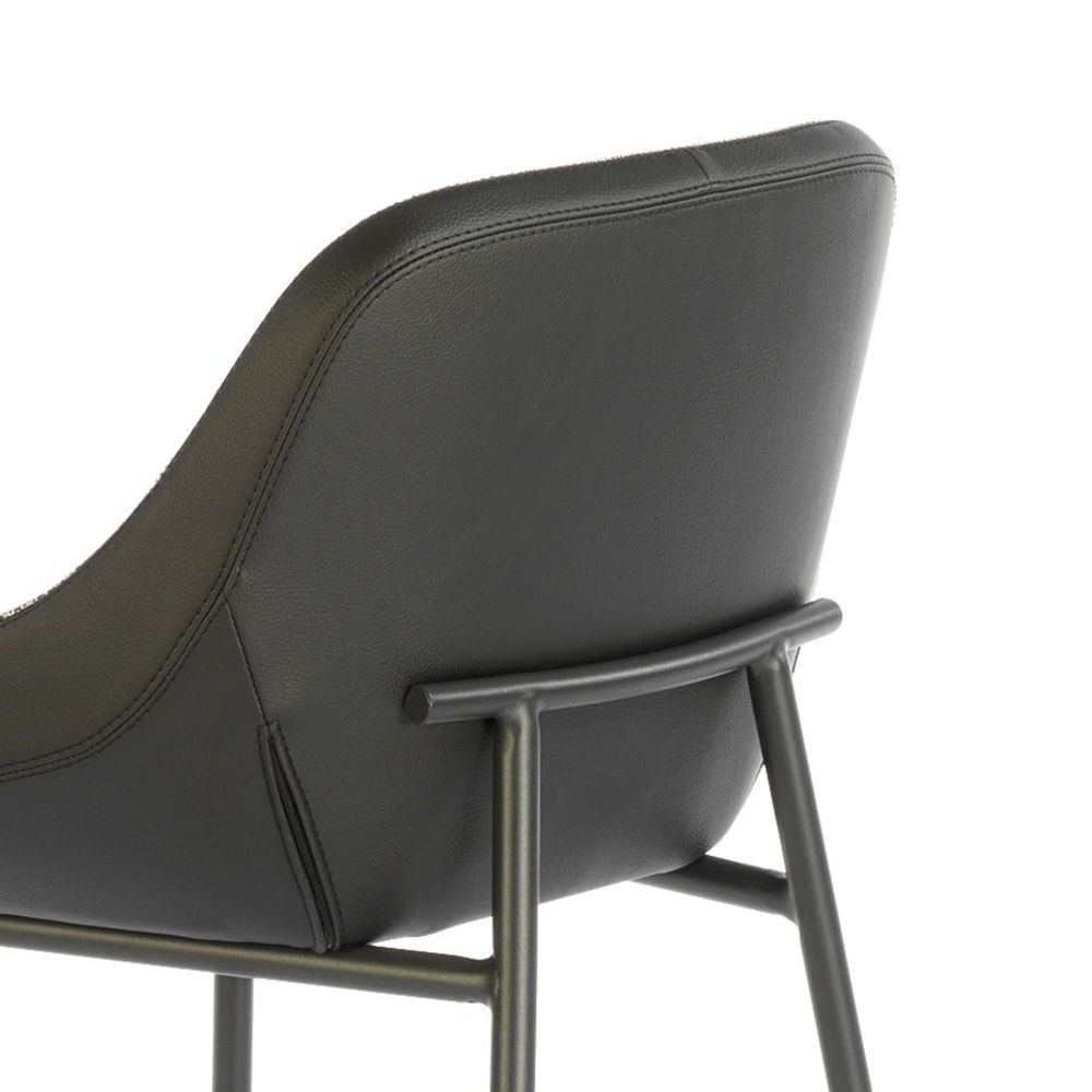 Stools - Stool upholstered in fabric and eco-leather - ANGEL CERDÁ
