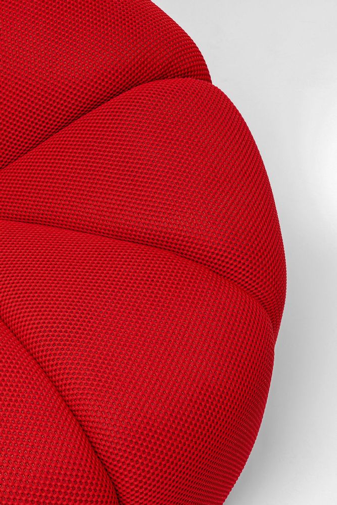 Fauteuils - Fauteuil pivotant Peppo Lounge rouge - KARE DESIGN