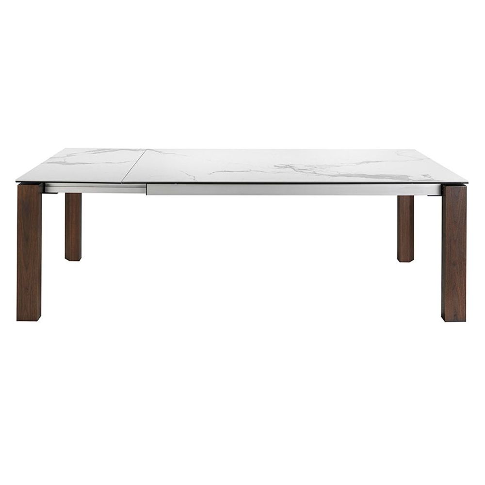 Tables Salle à Manger - Table de salle à manger extensible en marbre blanc - ANGEL CERDÁ
