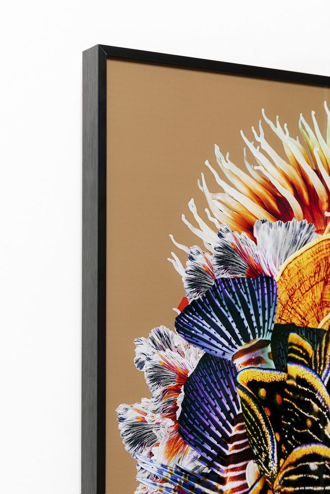 Art photos - Framed Picture Flower Hair 120x120cm - KARE DESIGN