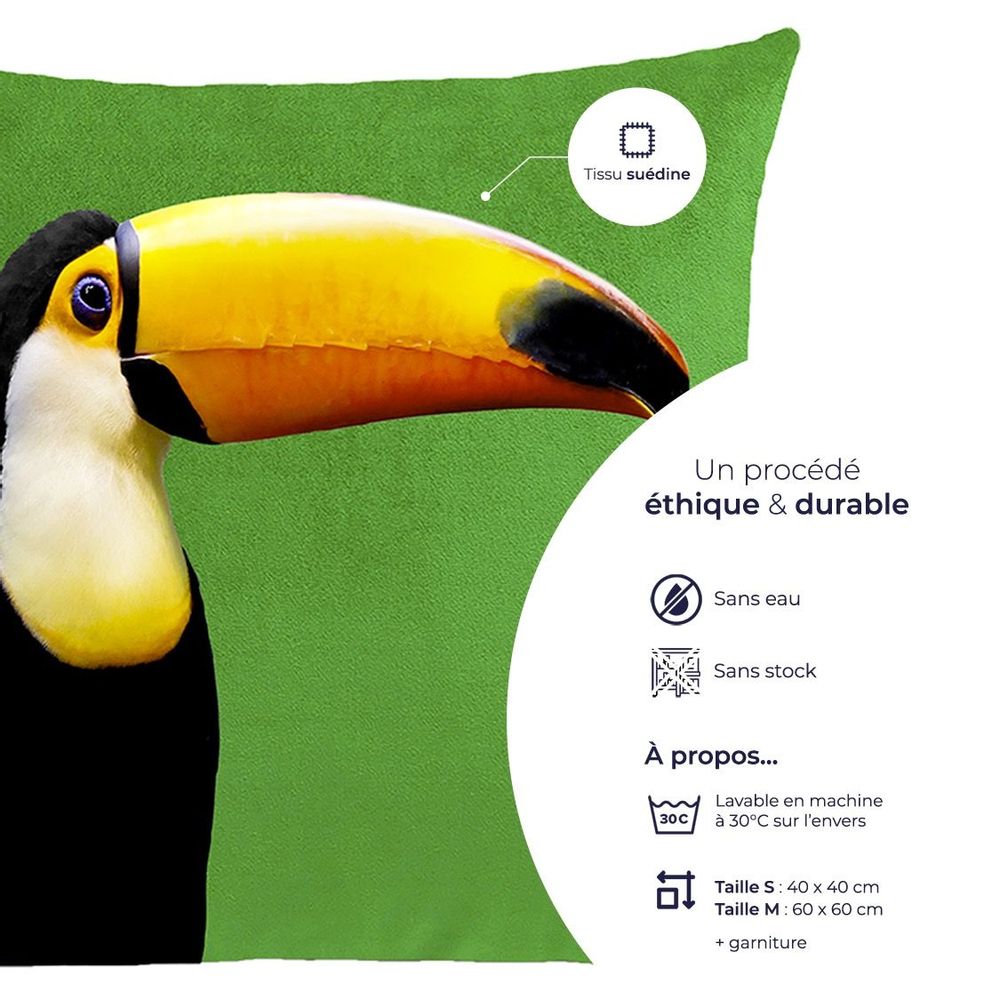Coussins textile - Coussin Mr.Toucan - ARTPILO