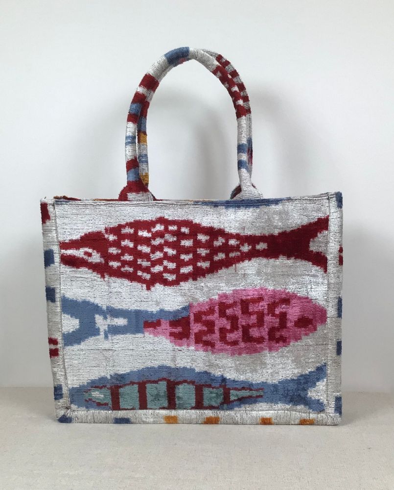 Bags and totes - VELVET TOTE BAG. - DEREGÖZÜ