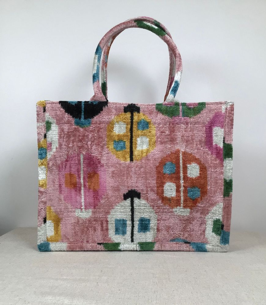 Bags and totes - VELVET TOTE BAG. - DEREGÖZÜ