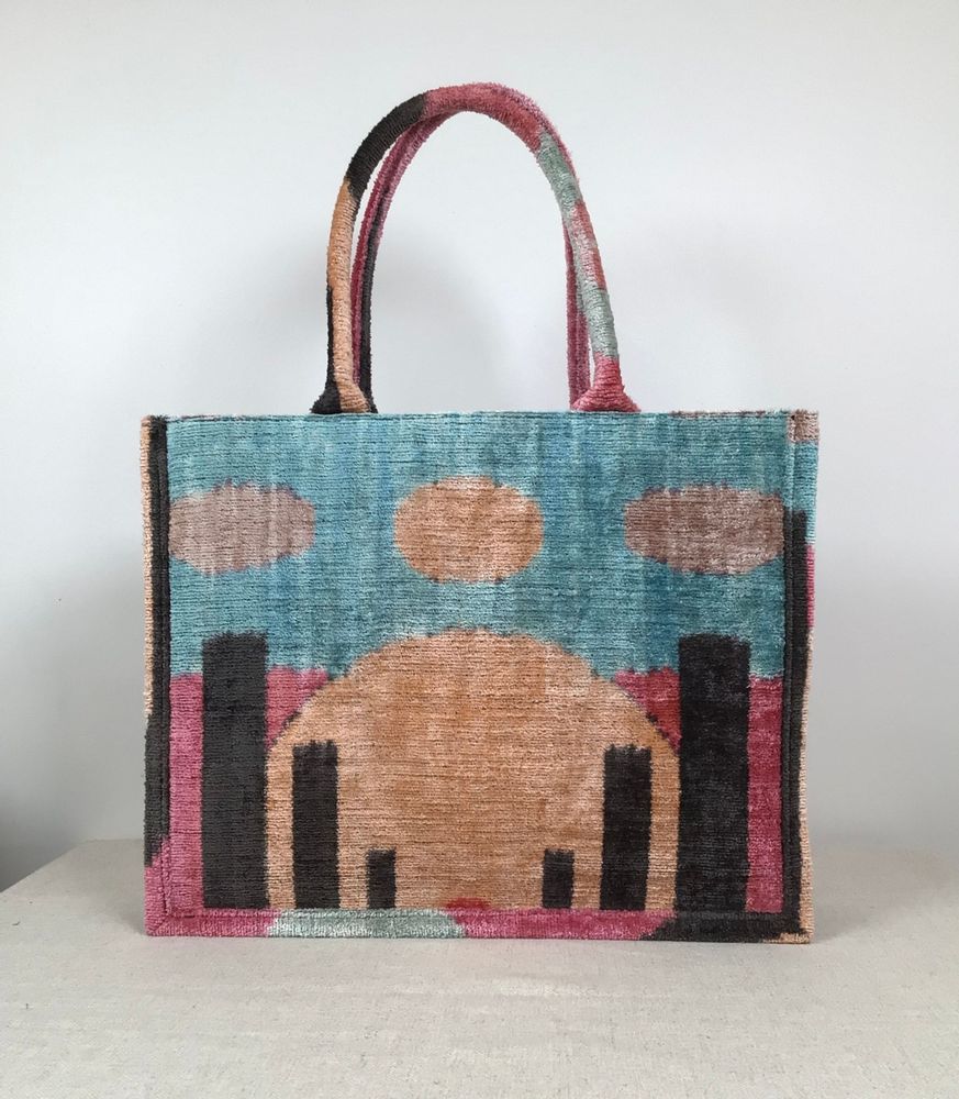 Bags and totes - VELVET TOTE BAG. - DEREGÖZÜ