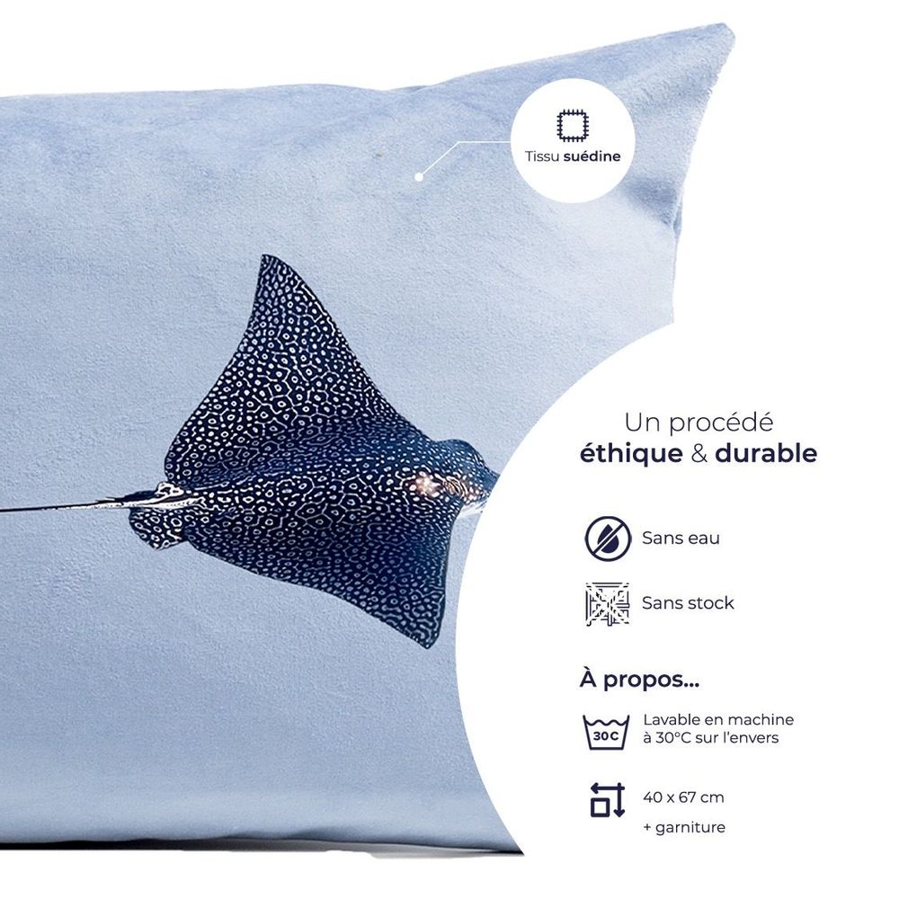 Fabric cushions - Blue Ray cushion - ARTPILO
