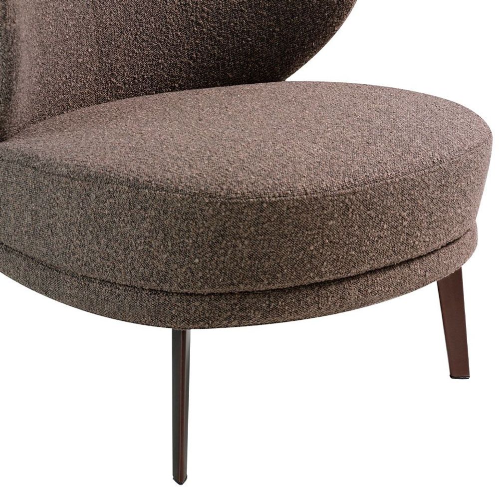 Armchairs - Brown fabric upholstered armchair - ANGEL CERDÁ