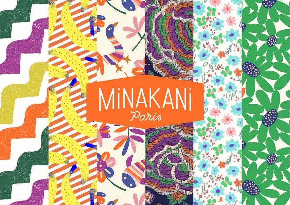 Design textile et surface - Minakani Collection Kid SS24 - MINAKANI PARIS