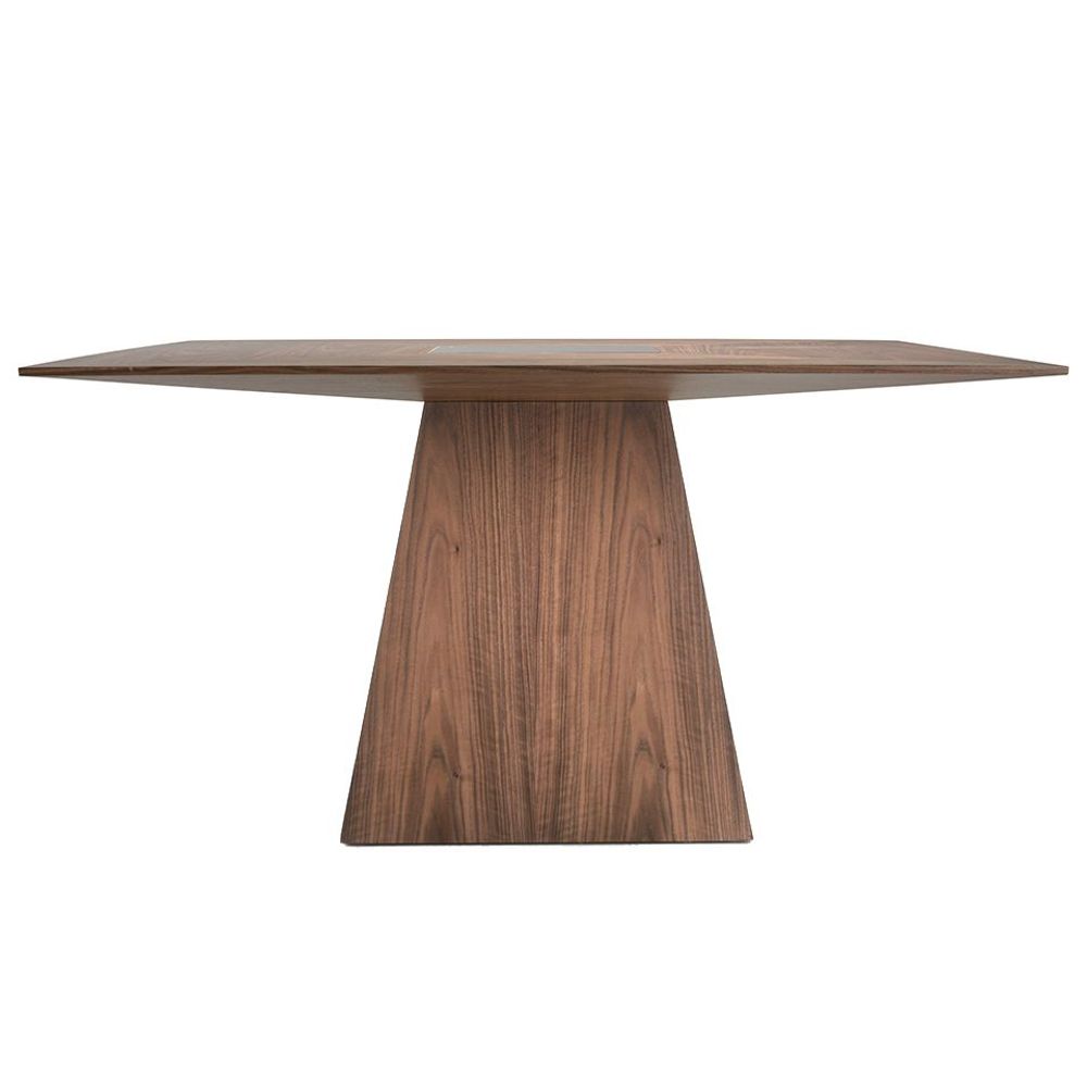 Dining Tables - Square walnut dining table - ANGEL CERDÁ