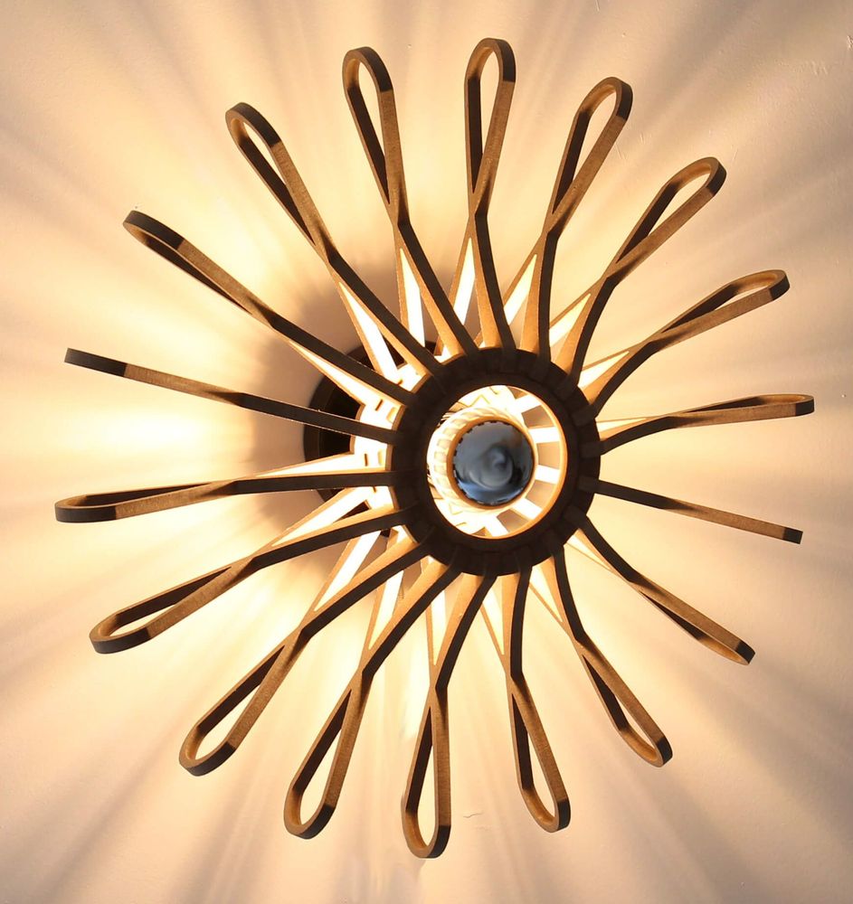 Autres décorations murales - Applique FLEUR D47cm - RIF LUMINAIRES