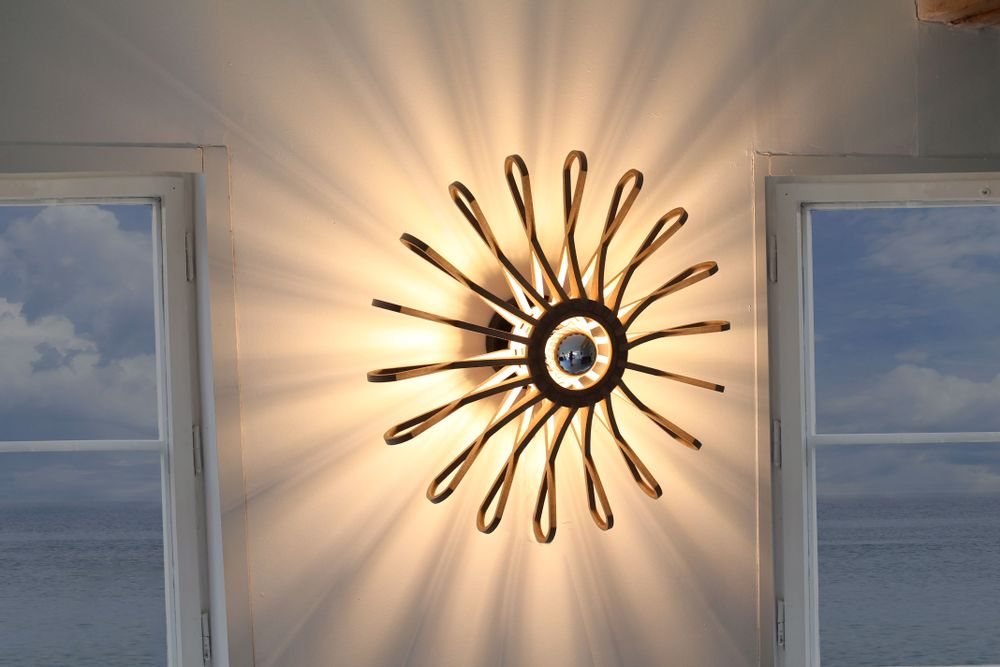 Autres décorations murales - Applique FLEUR D47cm - RIF LUMINAIRES