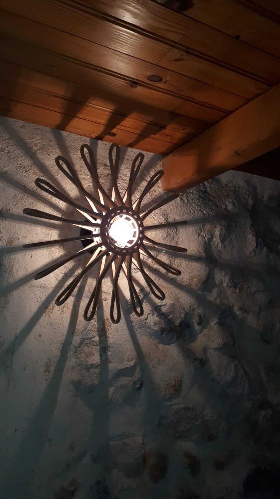 Autres décorations murales - Applique FLEUR D47cm - RIF LUMINAIRES