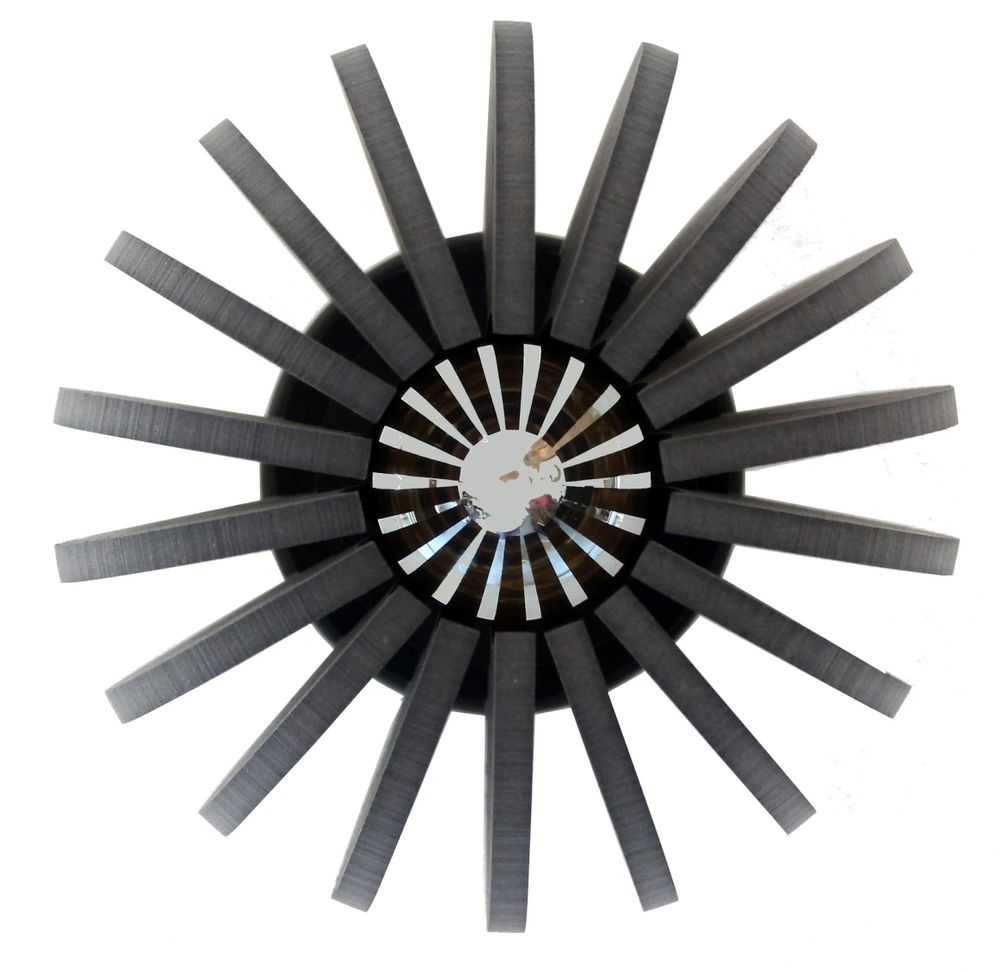 Office design and planning - WRECKING BALL BLACK D20cm wall lamp - RIF LUMINAIRES