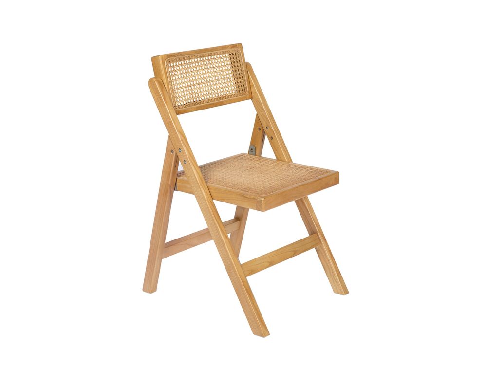 Chaises - Chaise pliante en bois d'orme 40x43x82 cm MU23006 - ANDREA HOUSE