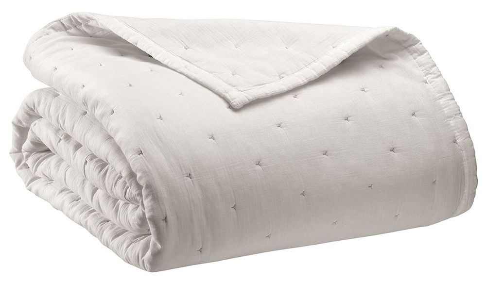Bed linens - Bed Cover Ming Neige 180 X 260 - MAISON VIVARAISE - SDE VIVARAISE WINKLER