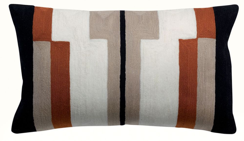 Cushions - Cushion Cristina Ginger 30 X 50 - MAISON VIVARAISE - SDE VIVARAISE WINKLER