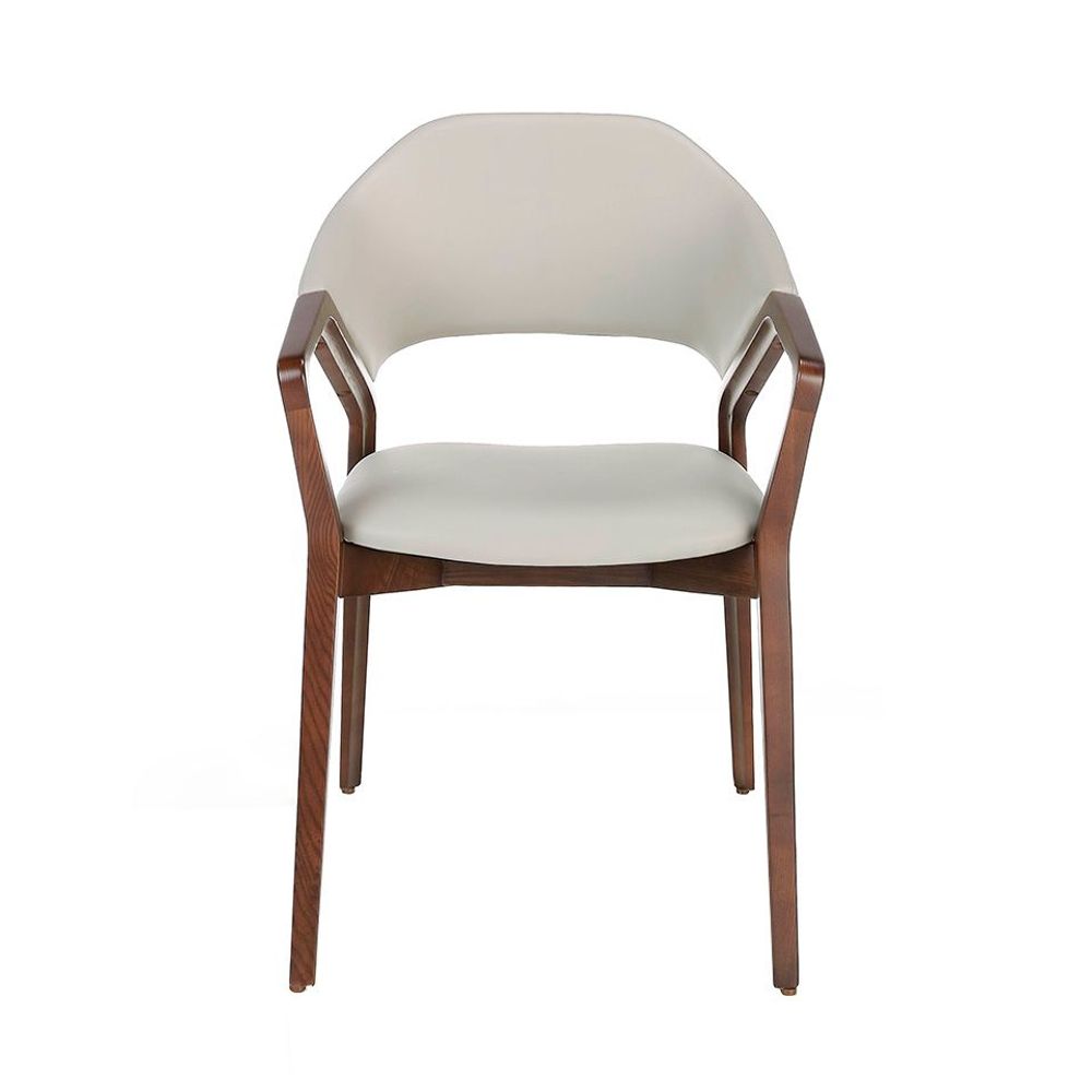 Chairs - Walnut structure Dining table chair - ANGEL CERDÁ