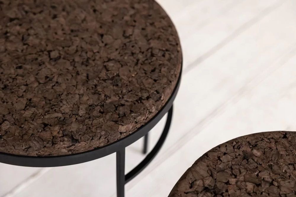 Stools for hospitalities & contracts - MOUND POUF WITH CORK|POUF|CORK - IDDO