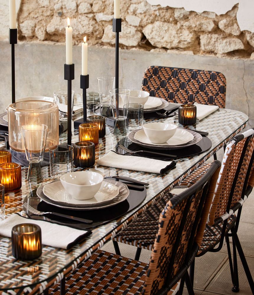 Tables de jardin - Table haute rectangulaire Papyrus - CFOC