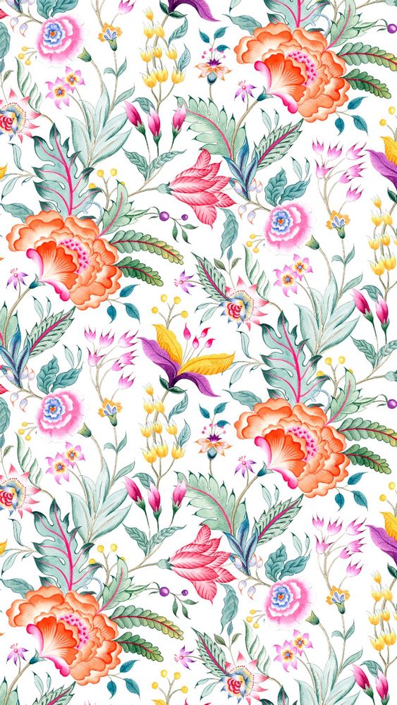 Papiers peints - Papier peint N°35 - Fleurs Vintage En Bouquet - WELLPAPERS