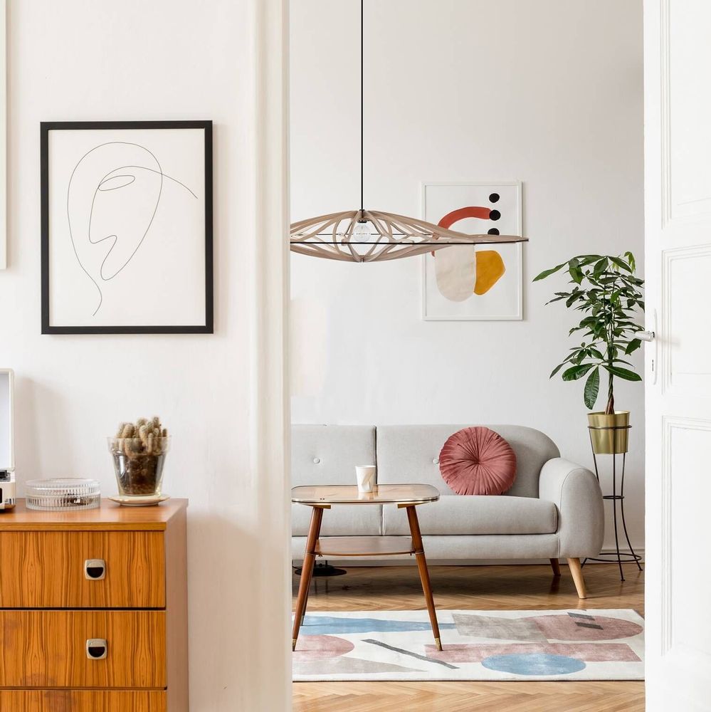 Office design and planning - Pendant lamp TWIST L D142 cm - RIF LUMINAIRES