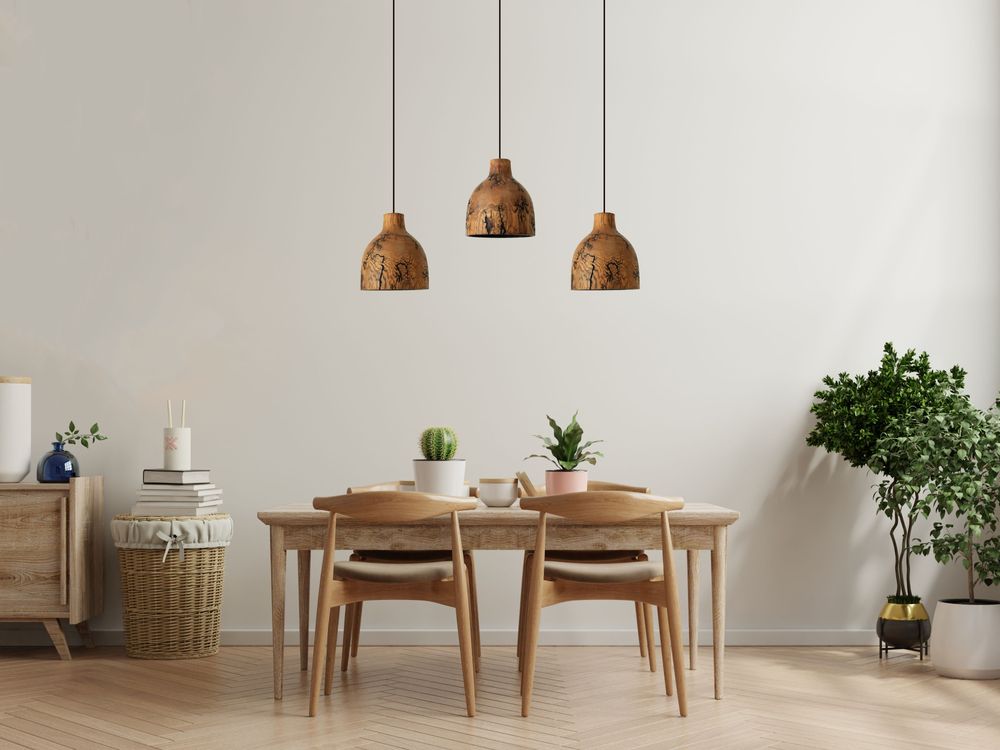 Unique pieces - Unique oak pendant lights handmade - WOODENDREAMS