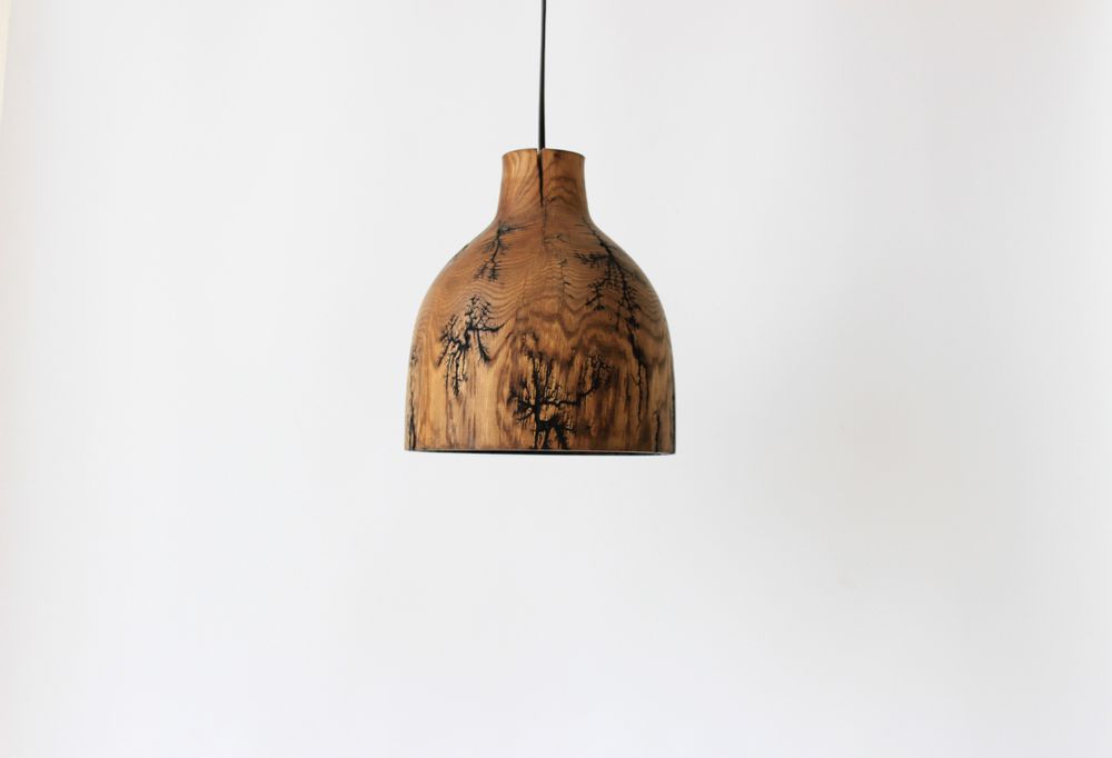 Unique pieces - Unique oak pendant lights handmade - WOODENDREAMS