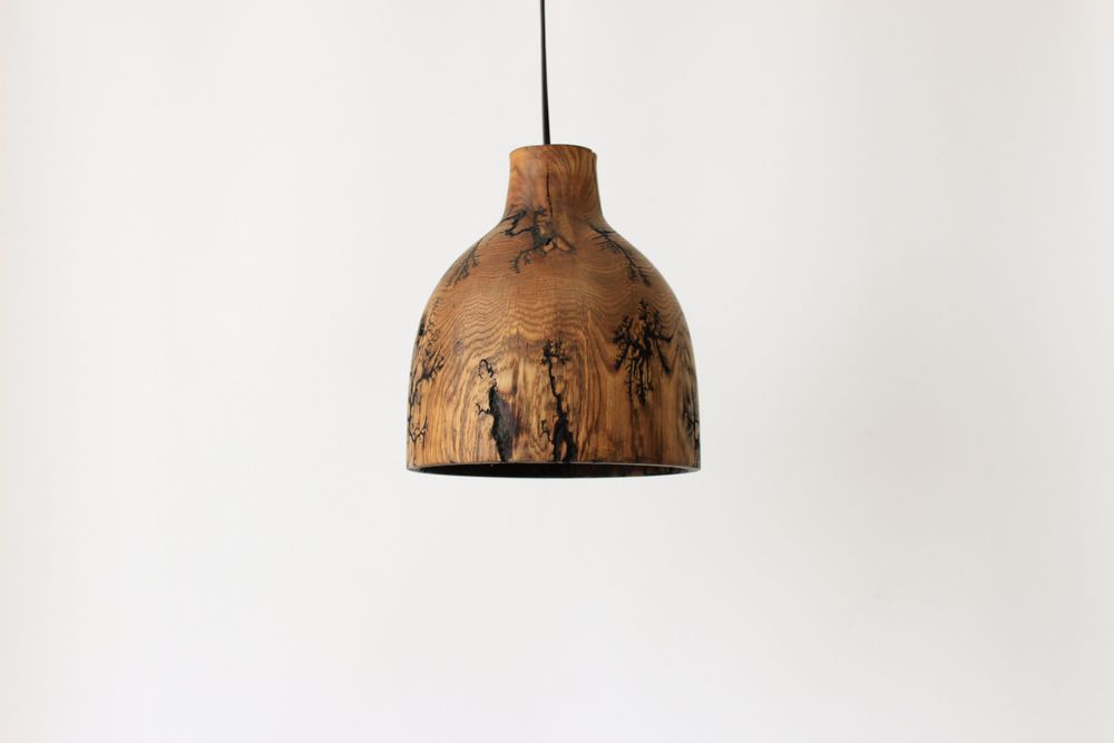 Unique pieces - Unique oak pendant lights handmade - WOODENDREAMS