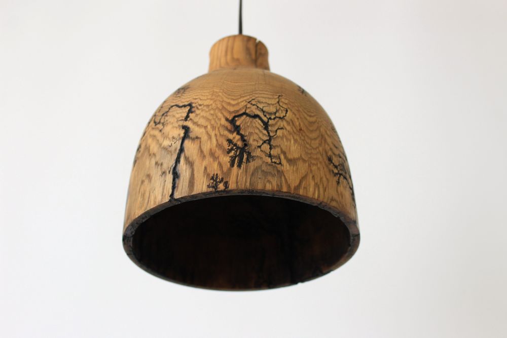 Unique pieces - Unique oak pendant lights handmade - WOODENDREAMS