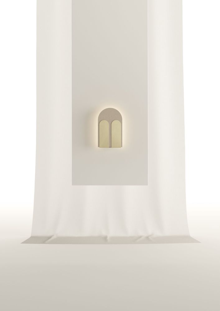 Design objects - Bifora (brass lamp) - PIMAR ITALIAN LIMESTONE SPECIALIST