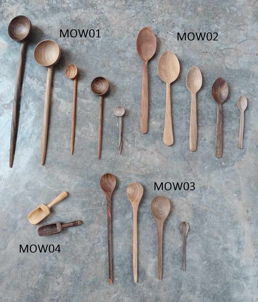 Kitchen utensils - Walnut wood utensils - ALCANTARA-FREDERIC