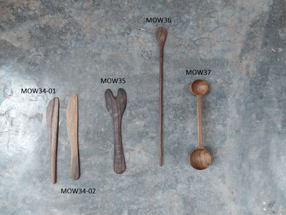 Kitchen utensils - Walnut wood utensils - ALCANTARA-FREDERIC
