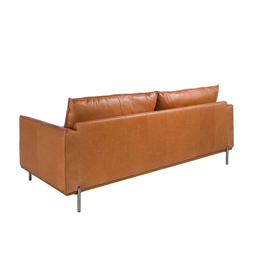 Sofas - 3 seater sofa buffalo brown cowhide leather - ANGEL CERDÁ
