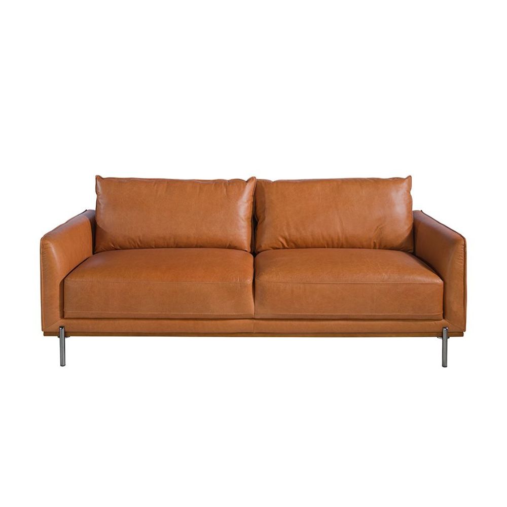 Sofas - 3 seater sofa buffalo brown cowhide leather - ANGEL CERDÁ