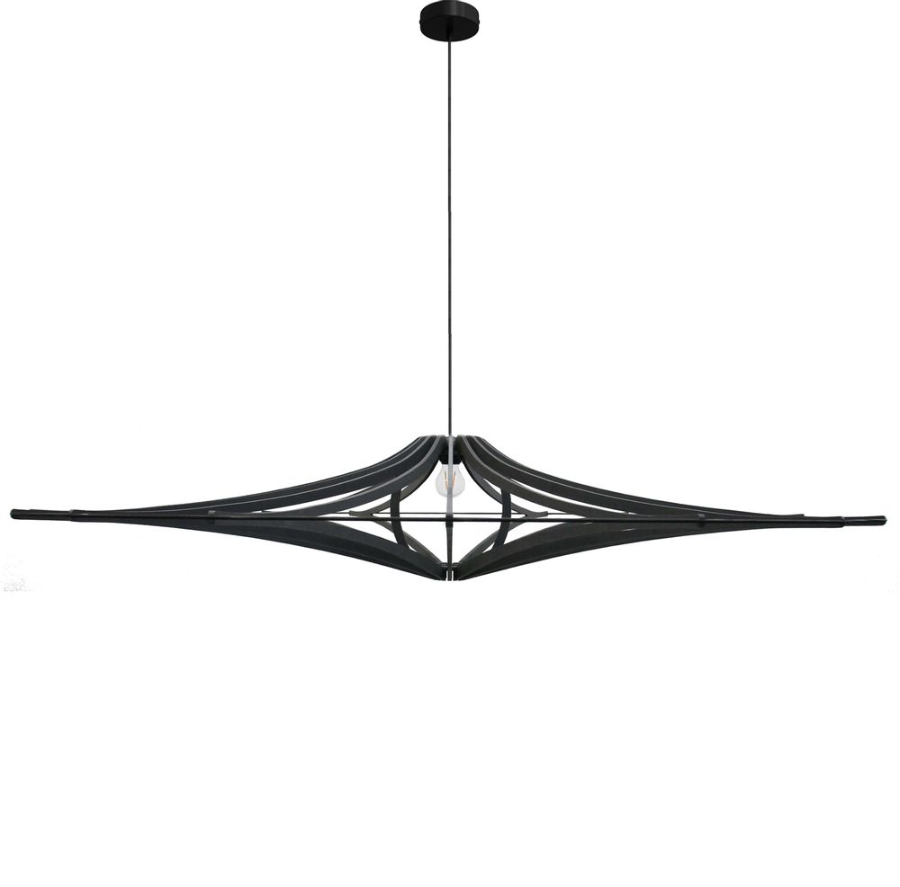 Design objects - SINGING BLACK XL pendant lamp D160cm - RIF LUMINAIRES